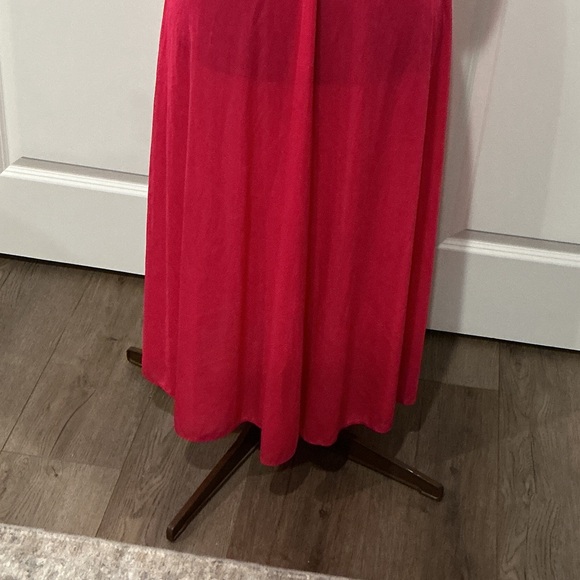 Soft Moments New York Pink Red Vintage Lace Nightgown Lingerie Size Small? - Picture 4 of 11